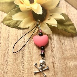 Skull Phone Charm